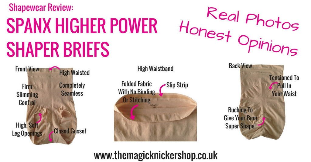Spanx Higher Power Briefs Review - Lots Of Photos! – The Magic Knicker Shop