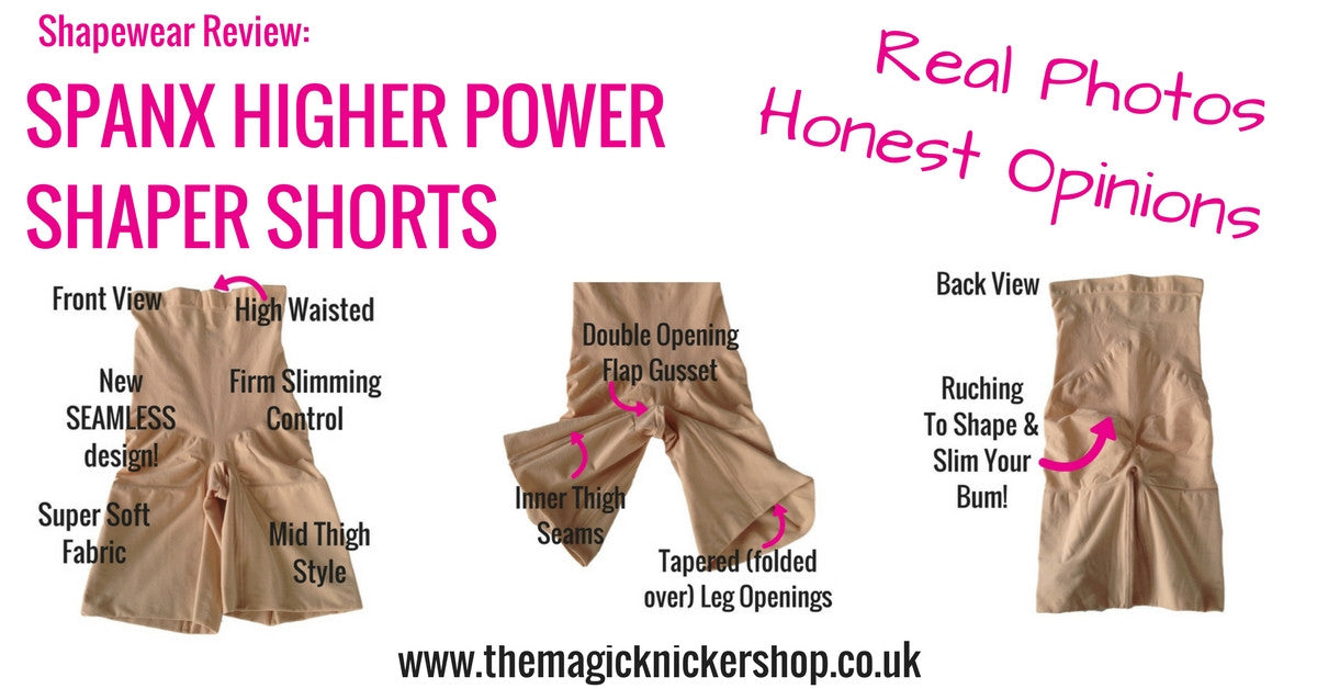Spanx Higher Power High Waisted Shaper Shorts - My Shapewear Review! – The  Magic Knicker Shop