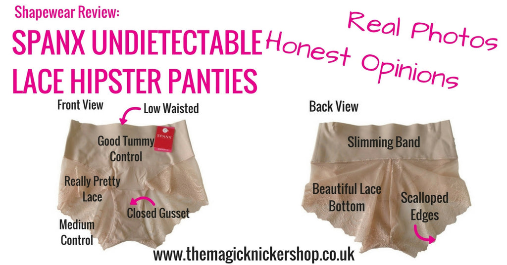 Spanx Undietectable Pretty Lace Hipster Panty - My Shapewear Review – The  Magic Knicker Shop
