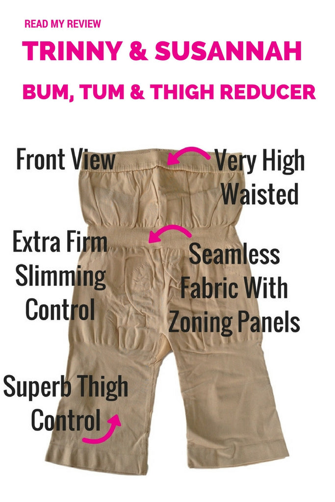 Trinny and Susannah Bum Tum Thigh Shaper Magic Knickers Shapewear 525-18  Black#XX-Large
