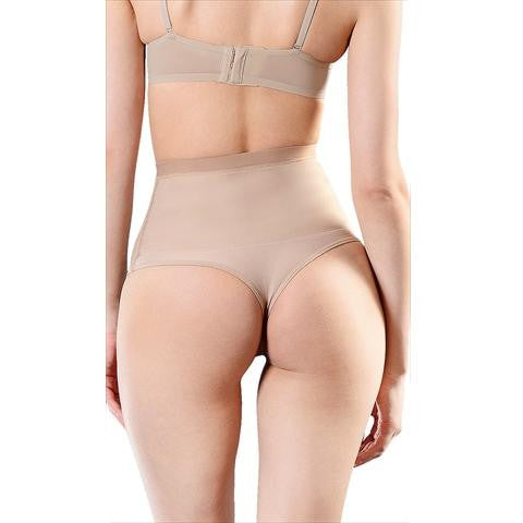 Thong Shapewear For Women Strapless Tummy Control Body Shaper High Waisted  Compression Underwear Women Core Shaper Seamless Slim Thick Thong S