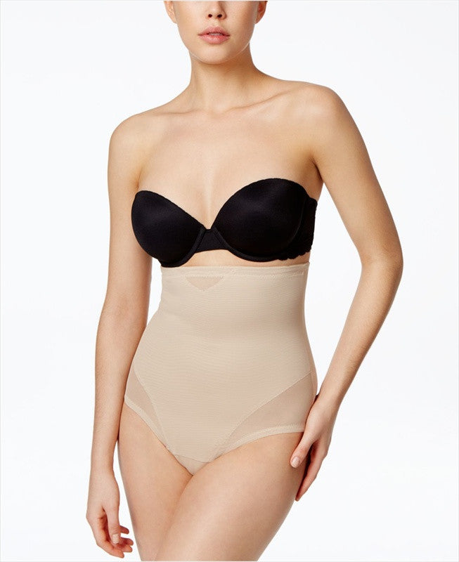 Miraclesuit Shape With An Edge High Waist Brief - Nude - Curvy Bras