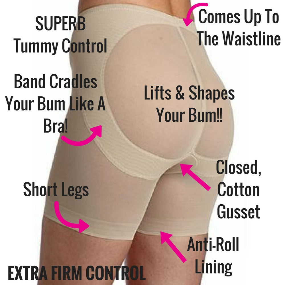 Miraclesuit Women's Extra-Firm Tummy Tuck Waistline Bike Shorts